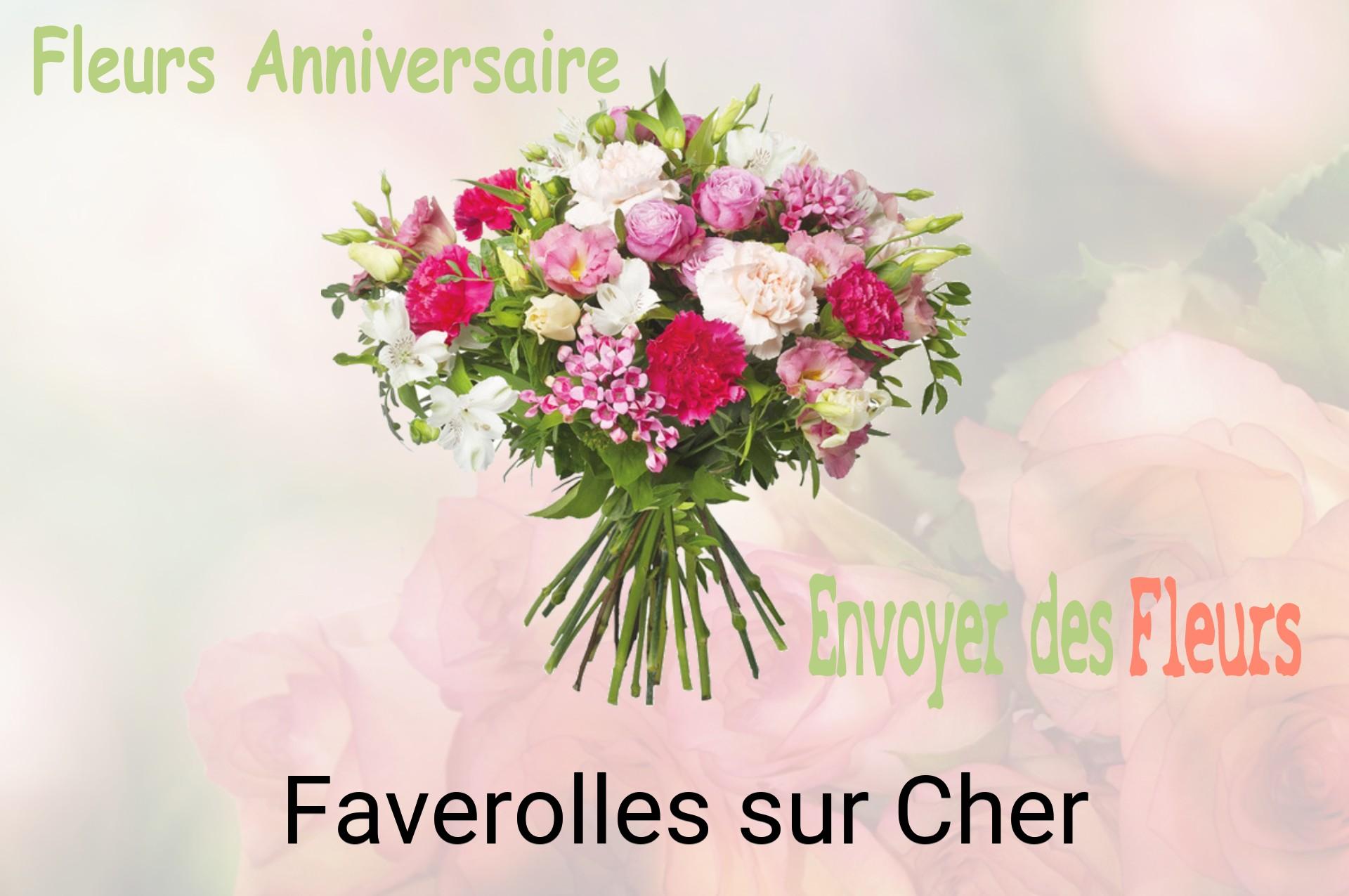 Bouquet de fleurs d’anniversaire livré à Faverolles-sur-Cher